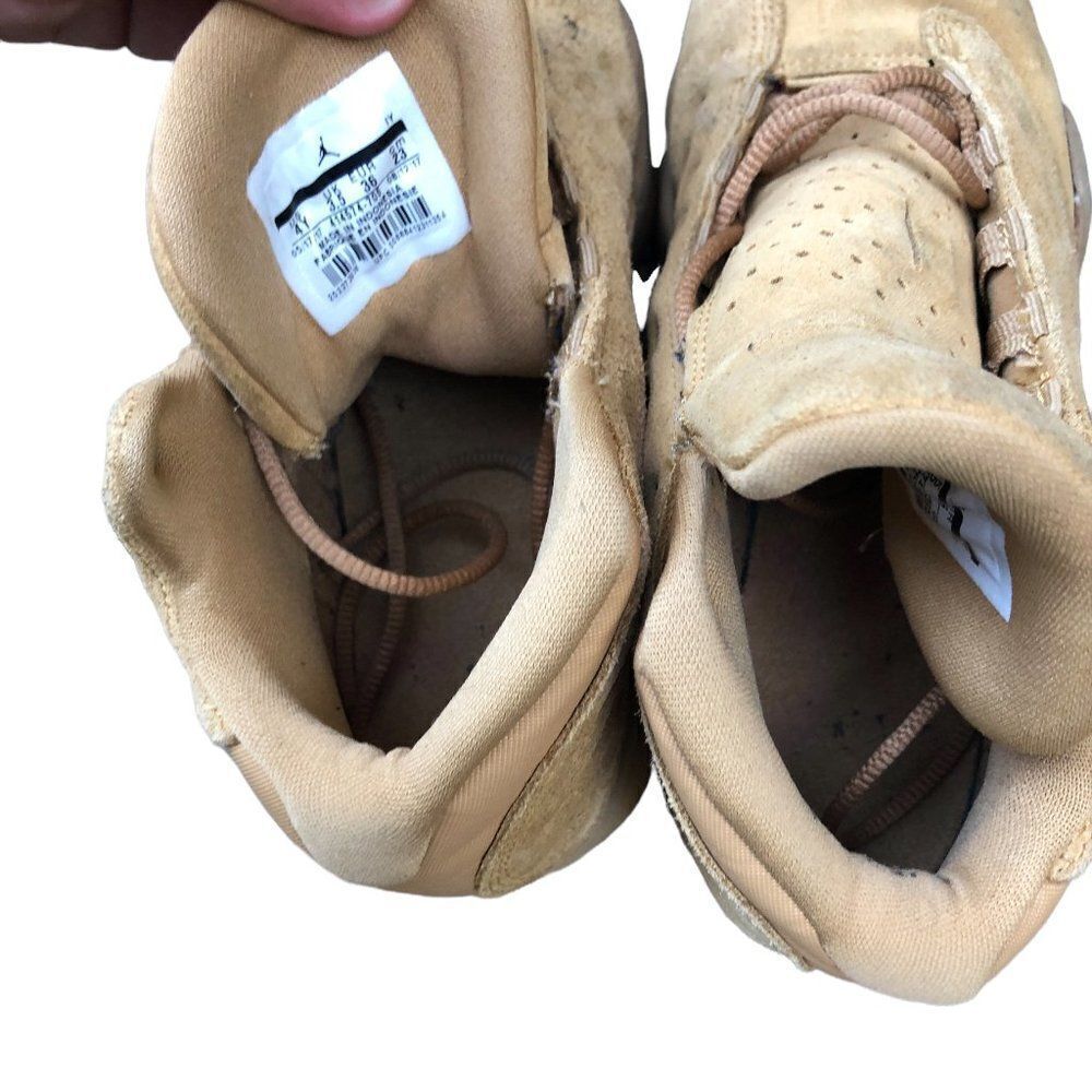 RARE 2017 Air Jordan 13 Retro Wheat Size 5.5 Brown Suede - Picture 6 of 16